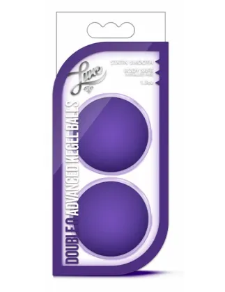 LUXE DOUBLE O ADVANCED KEGEL BALLS PURPLE  330605-2